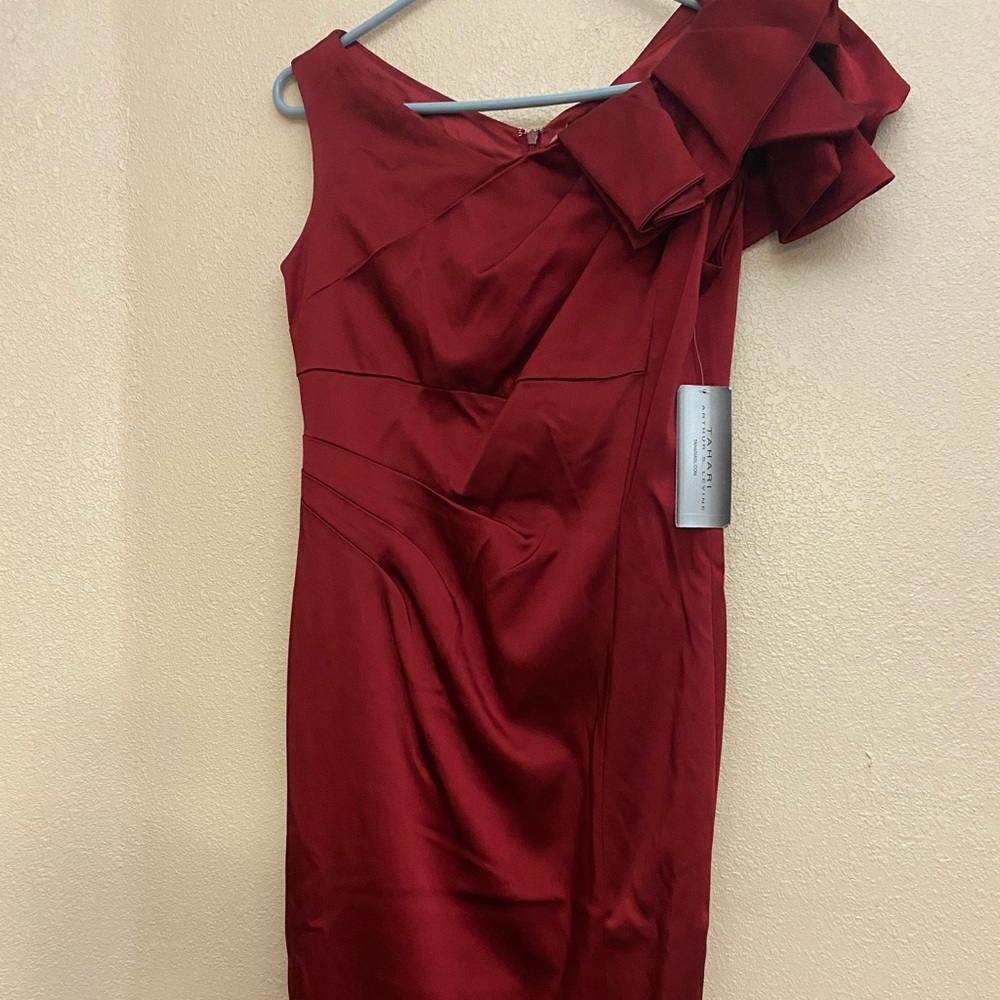 Tahari Maroon Dress